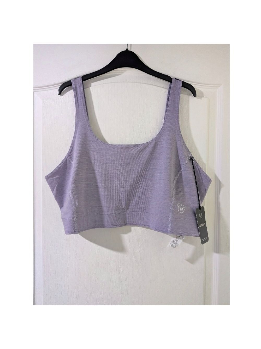 Allbirds | Natural Flow Wool-Blend Crop Tank In Purple Hush